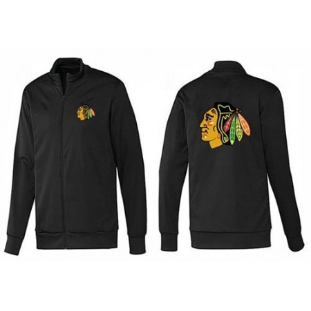 NHL Chicago Blackhawks Zip Jackets Black-1