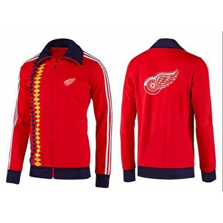 NHL Detroit Red Wings Zip Jackets orange-2