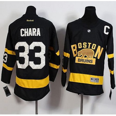 Bruins #33 Zdeno Chara Black 2016 Winter Classic Stitched Youth NHL Jersey