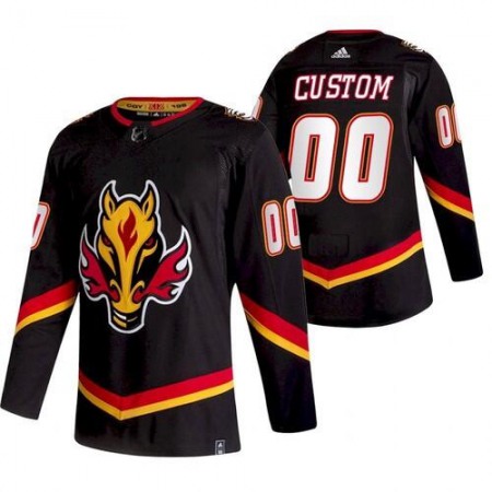 Men's Calgary Flames Custom Name Number Size NHL Stitched Jersey