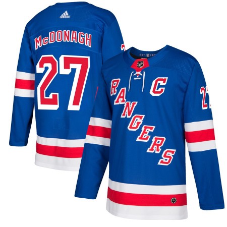 Men's Adidas New York Rangers #27 Ryan McDonagh Royal Blue Stitched NHL Jersey