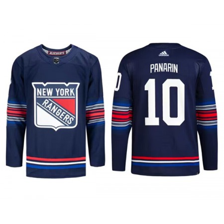 Men's New York Rangers Custom Navy Stitched Jersey