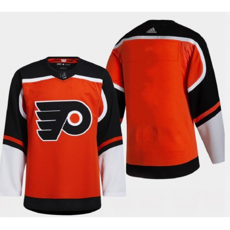 Men's Philadelphia Flyers Blank 2021 Orange Reverse Retro Stitched Jersey