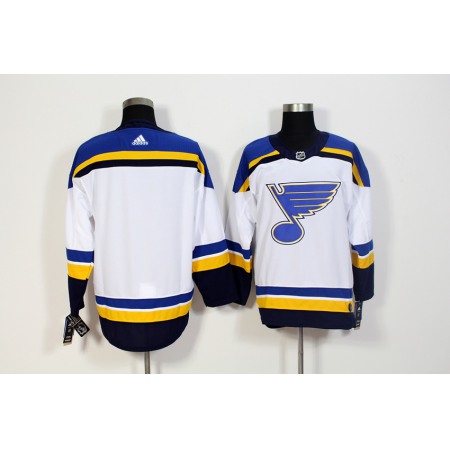 Men's Adidas St. Louis Blues White Stitched NHL Jersey