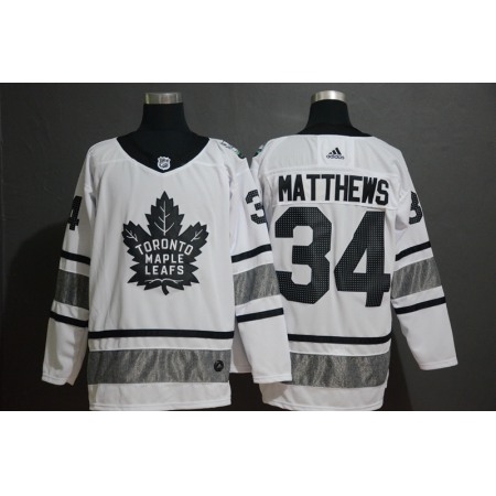 Men's Toronto Maple Leafs #34 Auston Matthews White 2019 NHL All-Star Game Jersey