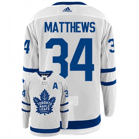 Men's Toronto Maple Leafs #34 Auston Matthews White Stitched Jersey