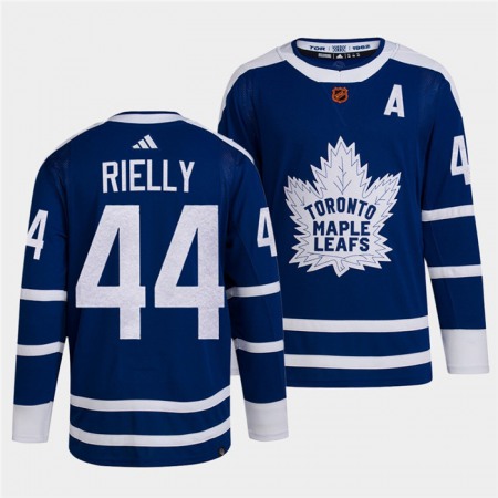 Men's Toronto Maple Leafs #44 Morgan Rielly Blue 2022-23 Reverse Retro Stitched Jersey