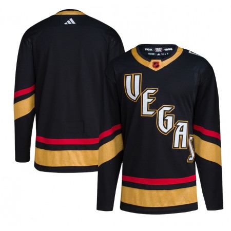 Men's Vegas Golden Knights Blank Black 2022-23 Reverse Retro Stitched Jersey