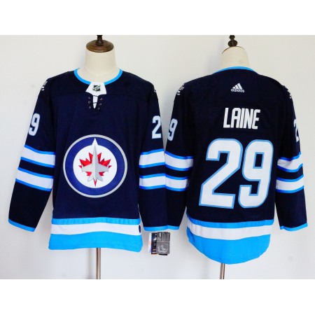 Men's Adidas Winnipeg Jets #29 Patrik Laine Navy Stitched NHL Jersey