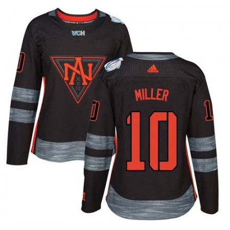 Team North America #10 J. T. Miller Black 2016 World Cup Women's Stitched NHL Jersey