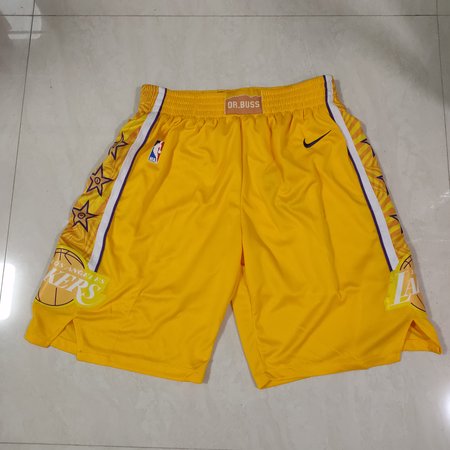 Los Angeles Lakers Yellow Shorts