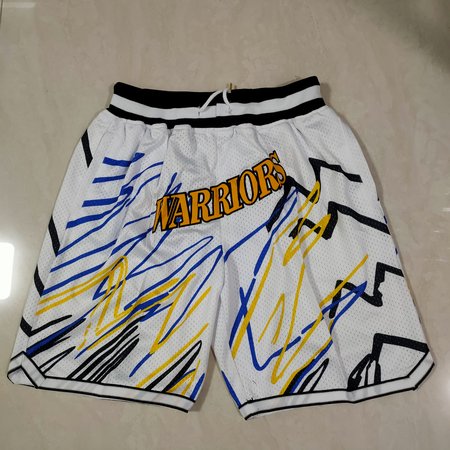 Golden State Warriors White Shorts