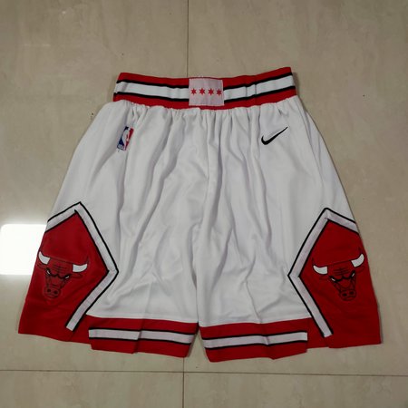 Chicago Bulls White Shorts